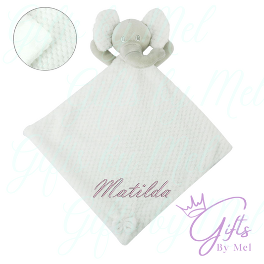 Baby personalised embroidered gift set