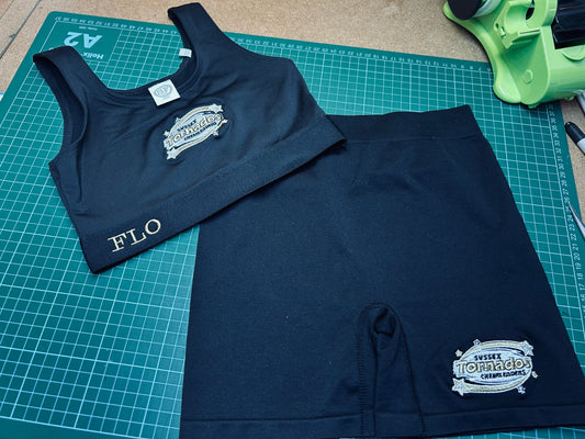 Kids tornados crop top