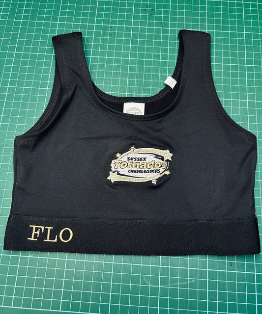 Kids tornados crop top