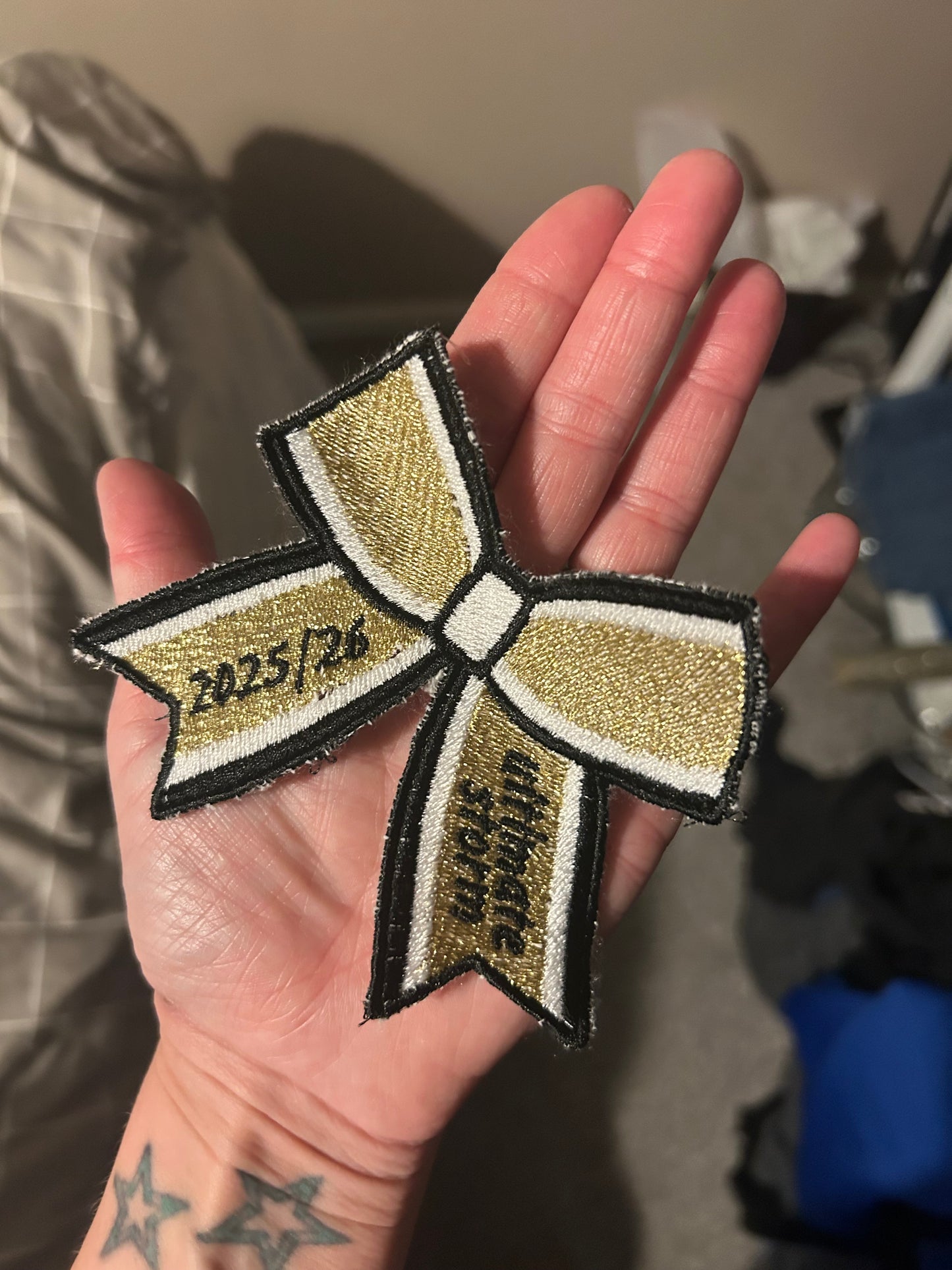 Iron on team 2025/26 patch