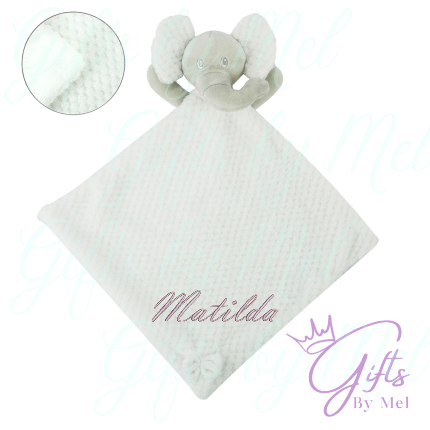 Baby personalised embroidered gift set