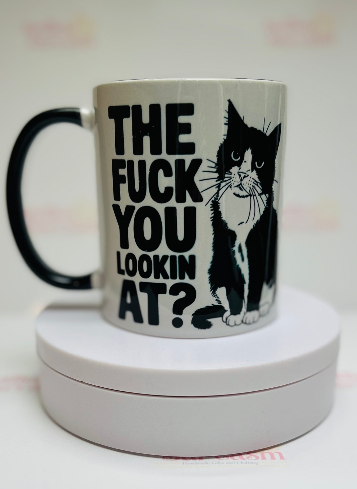 Funny cat mug
